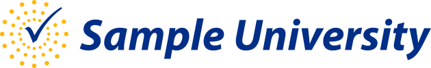 Sample University Logo